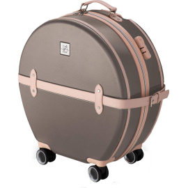 Чемодан Semi Line 20" S Brown/Pink Cream (T5673-2), Размер чемодана: S, Цвет: коричневый, фото 