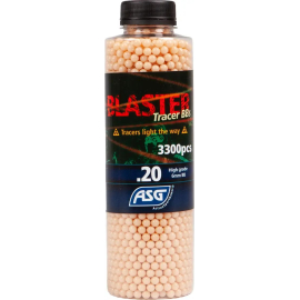 Страйкбольные шарики ASG Blaster Tracer 0,20г 3300шт Red, фото 