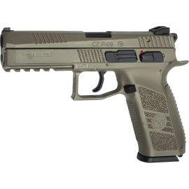 Пистолет страйкбольный ASG CZ P-09 Gas 6mm Tan, фото 