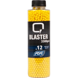 Страйкбольные шарики ASG Q Blaster 0,12г 3300шт Yellow, фото 