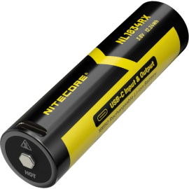 2в1 Аккумулятор литиевый + Power Bank Nitecore 21700 NL2150RX 3.6V 5000mAh USB Type-C, защищенный, фото 