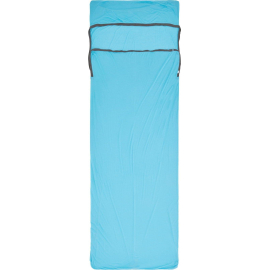 Вкладиш у спальник Sea to Summit Breeze Sleeping Bag Liner Rectangular w/ Pillow Sleeve Blue Atoll, фото 