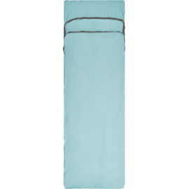 Вкладыш в спальник Sea to Summit Comfort Blend Sleeping Bag Liner Rectangular w/ Pillow Sleeve Aqua Sea Blue, фото 