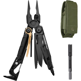 Мультитул Leatherman MUT Black Molle, оливковый чехол, картонная коробка (833084), фото 