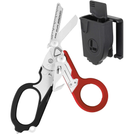 Мультитул-ножницы Leatherman Raptor Rescue черно-красный Utility чехол (833058), Цвет: красный тип 1, фото 