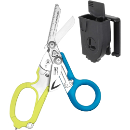 Мультитул-ножницы Leatherman Raptor Rescue желто-голубые Utility чехол (833070), Цвет: голубой, фото 