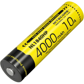 Аккумулятор литиевый Nitecore 18650 NL1840HP 4000mAh, защищенный, фото 