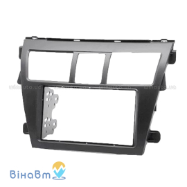 Переходная рамка Carav 11-402 для Toyota Vios, Belta, Yaris Sedan black, фото 