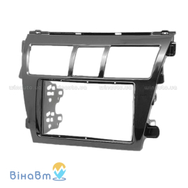 Переходная рамка Carav 11-403 для Toyota Vios, Belta, Yaris Sedan piano black, фото 