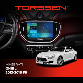 Штатна магнітола Torssen Maserati Ghibli 2013-2016 F9464 4G Carplay DSP, Лінійка: F9, Модифікація: 4+64Gb, фото 
