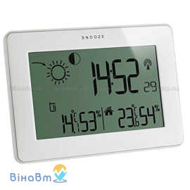 Метеостанція TFA Slim Touch 35112802, біла, фото 