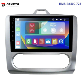 Штатная магнитола Baxster BMS-B1509-728 Ford Focus 2005-2011 Climat, фото 