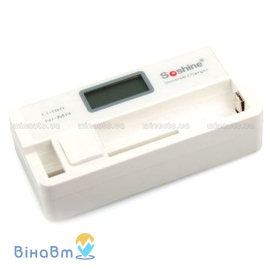 Зарядное устройство Soshine SC-S7 с LCD дисплеем (1 канал), фото 