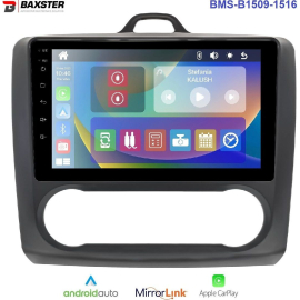 Штатная магнитола Baxster BMS-B1509-1516 Ford Focus 2008-2011 Climat черный, фото 