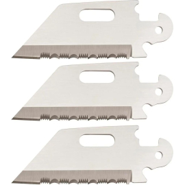 Клинок ножа Cold Steel Click N Cut Utility Serrated, фото 