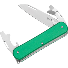 Нож многофункциональный Fox Vulpis Aluminium 3 инструмента OD Green, Другие варианты: Green, фото 