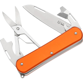 Нож многофункциональный Fox Vulpis Aluminium 4 инструмента Orange, Другие варианты: Orange, фото 