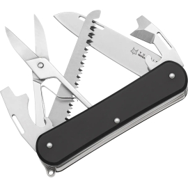 Нож многофункциональный Fox Vulpis Aluminium 5 инструментов Black, Другие варианты: Black, фото 