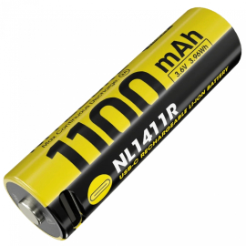 Аккумулятор литиевый Nitecore NL1411R 3,6V 1100mAh USB-C, защищенный, фото 