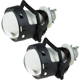 Світлодіодні лінзи DriveX BiLED Evolution F1 3.0" 45W 24V 6000K, фото 