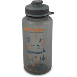 Фляга Pinguin Tritan Fat Sport Bottle 2024 BPA-free 1 L Grey, Цвет: серый, фото 