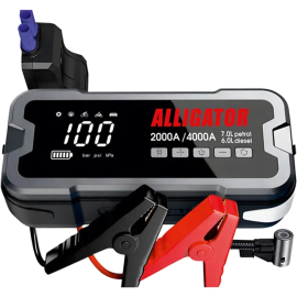 Бустер (пусковий пристрій) Alligator JS850 2000A/4000A, 24000mAh, фото 