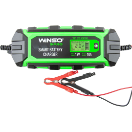 Зарядний пристрій Winso Pro 139520 LCD 12 В, 10 A, 4-200 Ач для автомобільного акумулятора, фото 