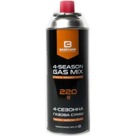 Газовый баллон BaseCamp 4 Season Gas 220 г, фото 