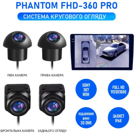 Система кругового обзора Phantom FHD-360 PRO, фото 