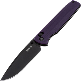 Нож SRM Terrier 258L-GN G10 Черно-фиолетовый, фото 