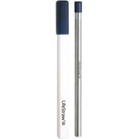 Фільтр для води LifeStraw SIP 1-Piece with Carry Case Midnight Blue, фото 