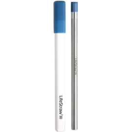 Фільтр для води LifeStraw SIP 1-Piece with Carry Case Stormy Blue, фото 