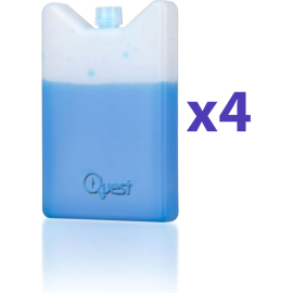 Набір з 4 шт акумуляторів гелевих холоду Quest 15*10*2 см, 200 мл, фото 