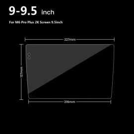 Защитное стекло для мультимедиа Screen Pro 9.5'' 2K M1512, фото 