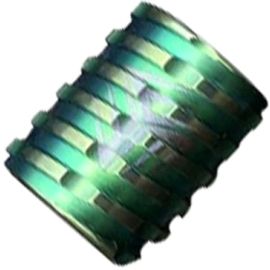 Титановая бусина Weknife A-02A зеленая, фото 