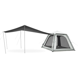 Намет чотиримісний автоматичний надувний з тентом Naturehike Ango CNK2550WS017 сіра з тентом, фото 