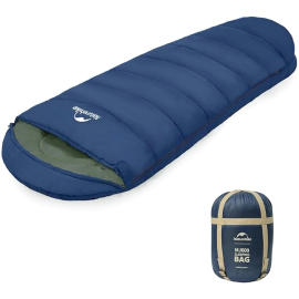 Спальник с капюшоном Naturehike MJ600 CNK2300SD014 темно-голубой, фото 