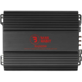 Автомобильный усилитель Bass Habit Rebel RA2000W 1-канальный, фото 