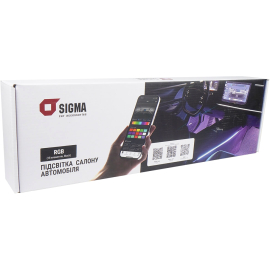 Підсвічування салону автомобіля Sigma RGB Black (18 елементів), фото 