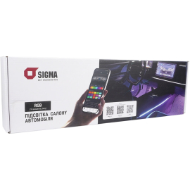 Подсветка салона автомобиля Sigma RGB Grey (18 элементов), фото 