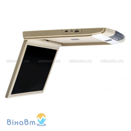 Потолочный монитор Clayton SL-1570 Full HD BE с USB/SD, цвет бежевый, фото 