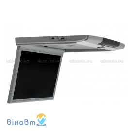 Потолочный монитор Clayton SL-1570 Full HD GR с USB/SD, цвет серый, фото 