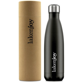 Термобутылка Laken LakenJoy Thermo Bottle 0,5 л Black (J50N), фото 