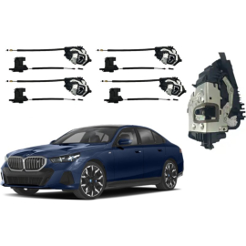 Бесштыревые доводчики дверей LuxeMotion для BMW 5-series G60 2023-2025 (на 4 двери), фото 