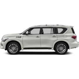 Бесштыревые доводчики дверей LuxeMotion для Infiniti QX80 2014-2025 (на 4 двери), фото 