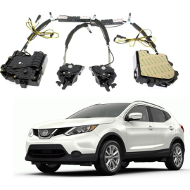 Безштирьові доводчики дверей LuxeMotion для Nissan Qashqai 2016-2026 (на 4 двері), фото 