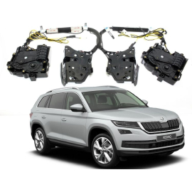 Безштирьові доводчики дверей LuxeMotion для Skoda Kodiaq 2017-2025 (на 4 двері), фото 