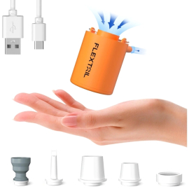 Кемпинговый насос Flextail Tiny Pump оранжевый, фото 