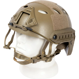 Шлем страйкбольный WoSport Umbrella Helmet M Tan, фото 