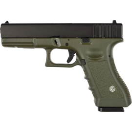 Пистолет страйкбольный Evolution E017 Gas 6мм OD Green, фото 
